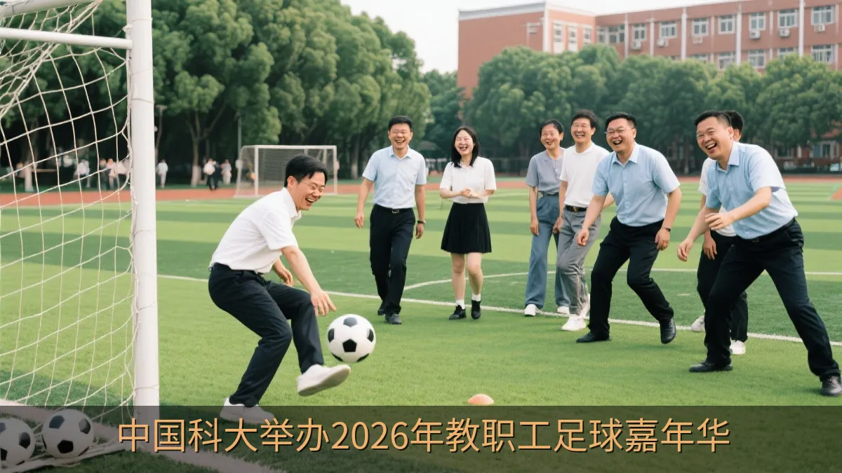 教职工参与趣味足球项目